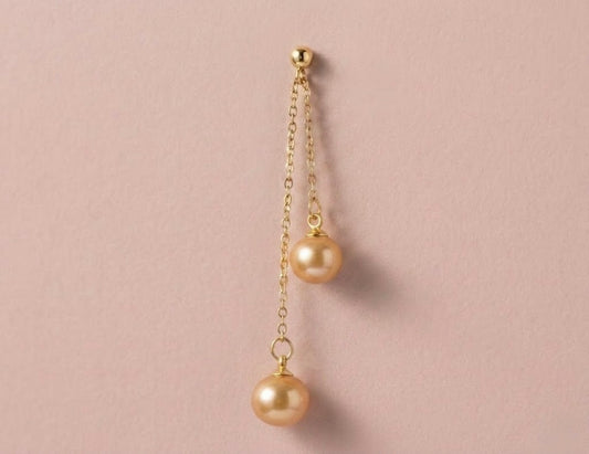 Boucles d’oreilles perles corails