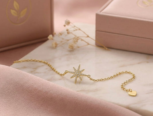 Bracelet étoile doré